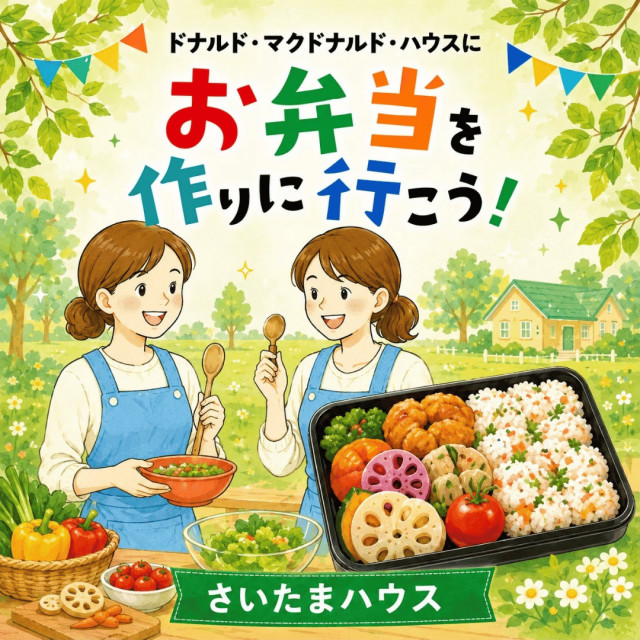2026/9/9 埼玉：第39回ドナルド・マクドナルド・ハウス【ミールプログラム】